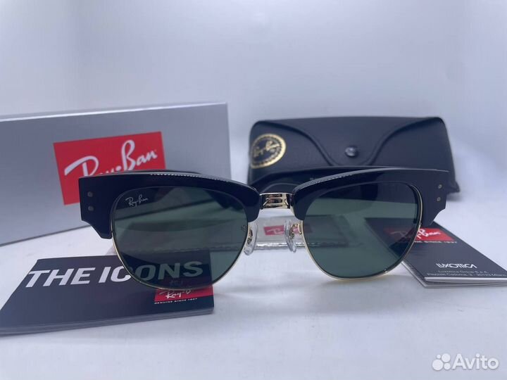 Солнцезащитные RAY BAN Mega Clubmaster - очки