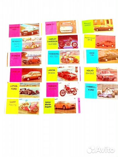 Вкладыши от жвачки Mayfair bubble