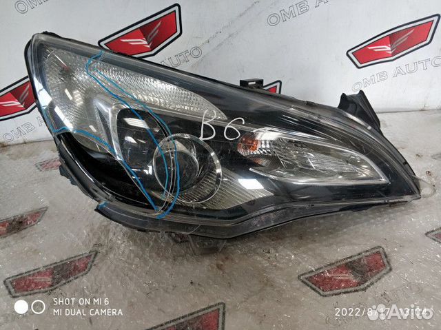 Фара правая галоген Опель Астра J GTC