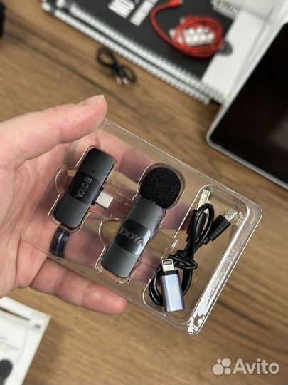 Петличный микрофон boya