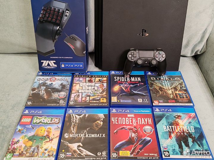 Sony playstation 4 pro 1tb ssd