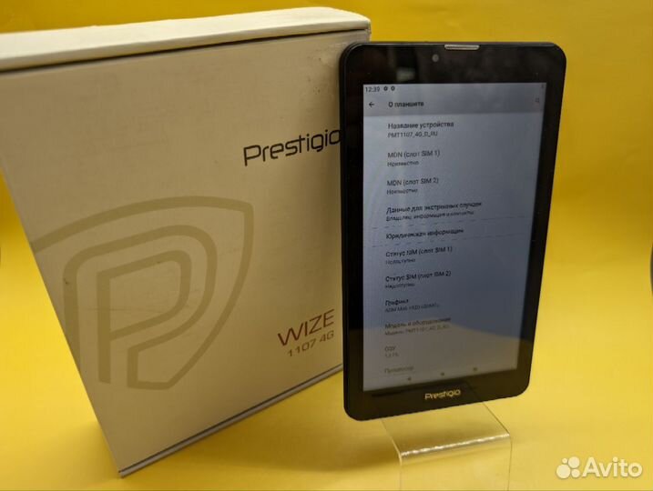 Планшет Prestigio wize 1107 4G 1/16 гб