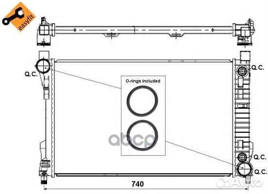 Радиатор системы охлаждения двигателей внутренн