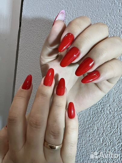 Покрытие гель лаком, наращивание ногтей