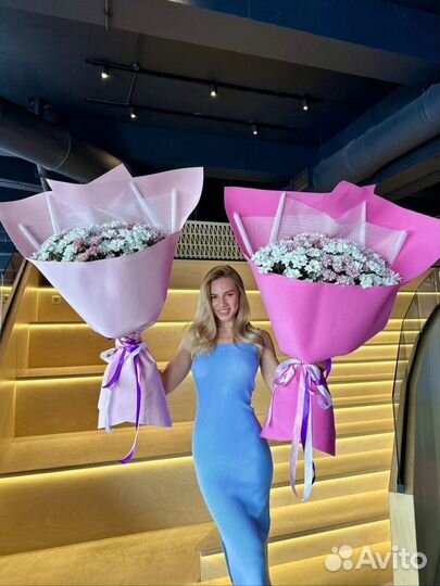 Букет-гигант из хризантем