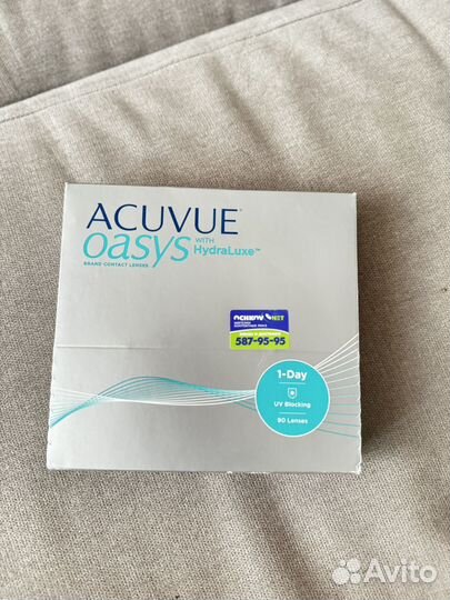 Линзы контактные acuvue oasys 1 day -3,25