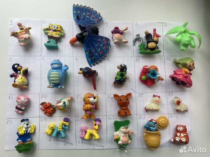 Игрушки из киндера