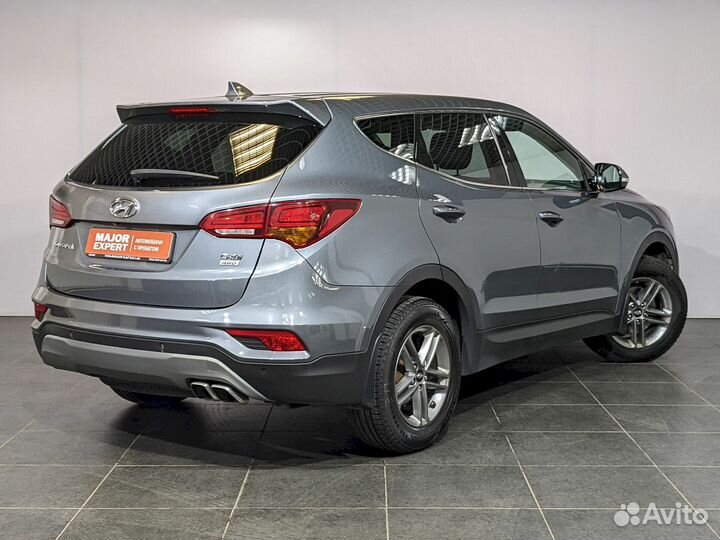 Hyundai Santa Fe 2.2 AT, 2017, 154 500 км