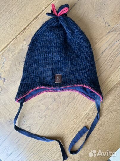 Шапка шерстяная на флисе reima на 5-8 лет