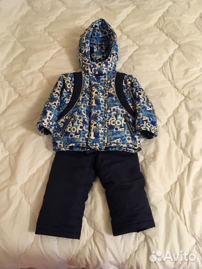 Зимний костюм для мальчика, размер 80