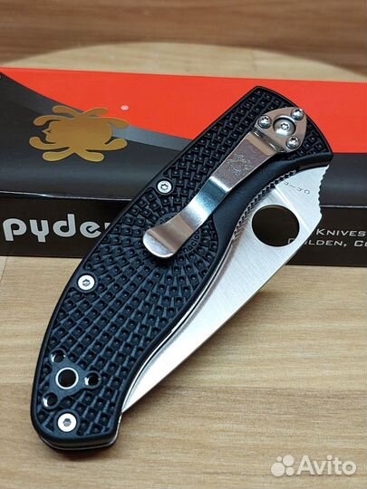 Нож складной Spyderco Tenacious чёрный