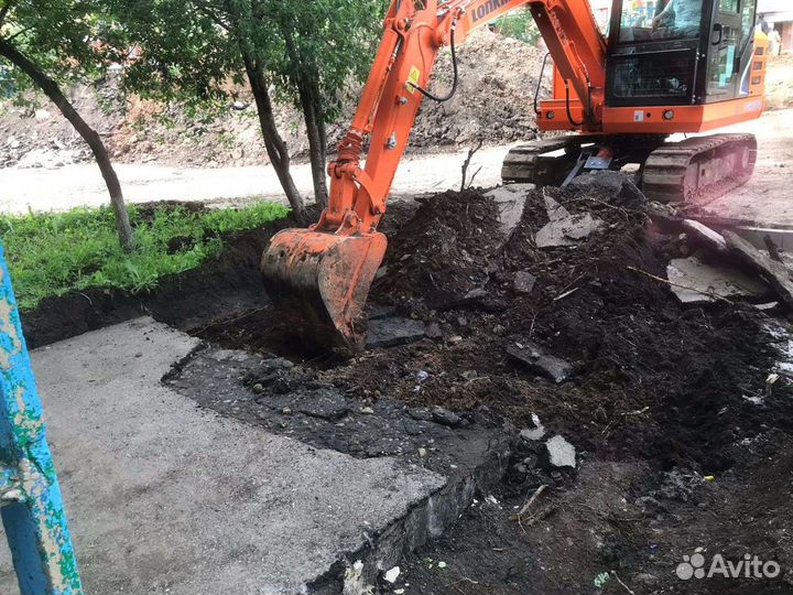 Услуги Экскаватора. Мини Экскаватора