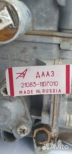 Карбюратор Солекс новый. ваз 21083