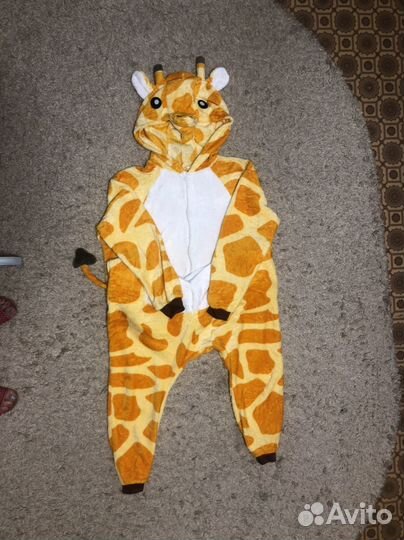 Пижама кигуруми жираф