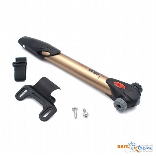 Насос Giyo GP-76Т, алюм.,Т-ручка, авто/вело клапан