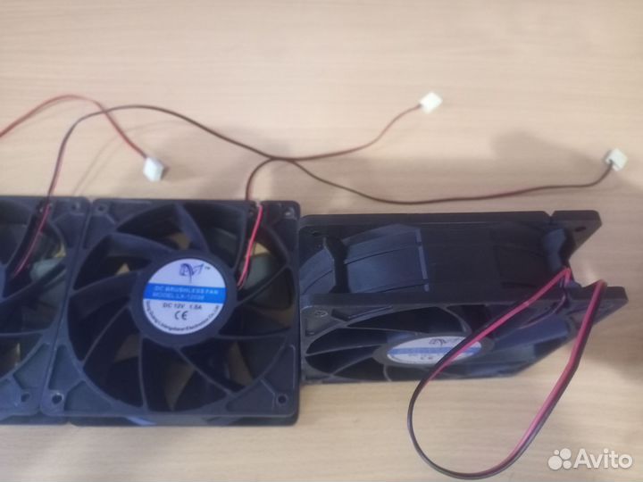 Кулера 120мм,толщина 40мм,1.5А,4шт