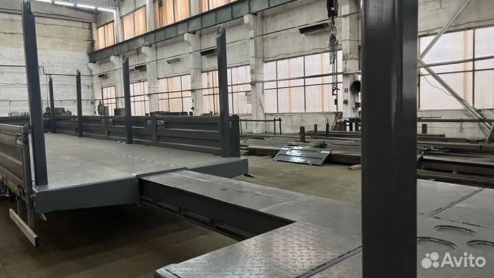 Полуприцеп трал (тяжеловоз) Авиком 98713-04 низкорамный раздвижной, 2023