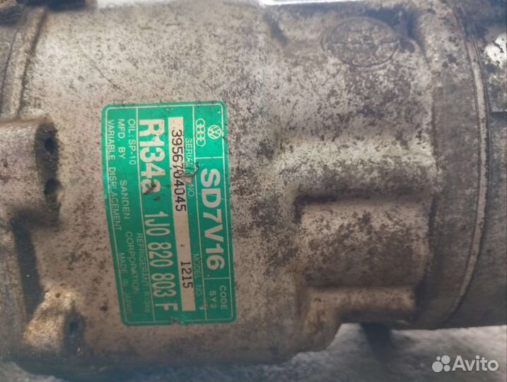 Компрессор кондиционера volkswagen golf 4