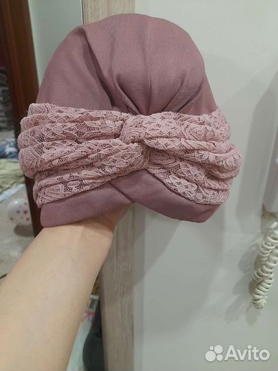 Женская шапка пакетом на осень