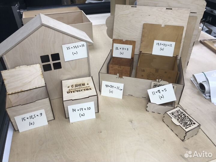 Деревянные коробки, упаковка
