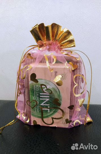 Набор мыло+ файбер вельветовый Гринвей