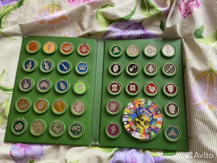 Медальоны Шрек полная коллекция
