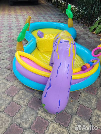 Детский надувной бассейн intex