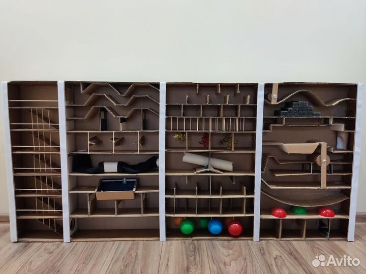 Лабиринт для хомяка с препятствиями ручная работа