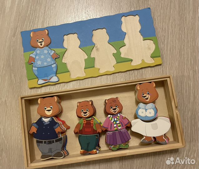 Деревянные развивающие игрушки