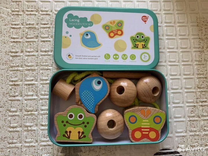 Развивающие деревянные игрушки пакетом