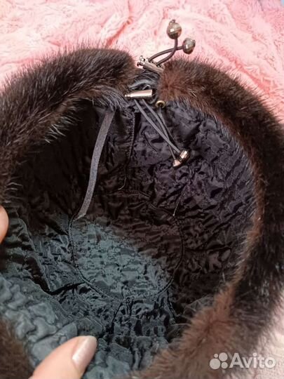 Шапка норковая