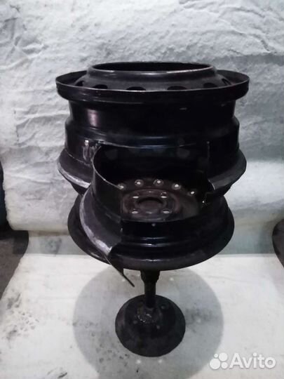 Печь для казана из дисков