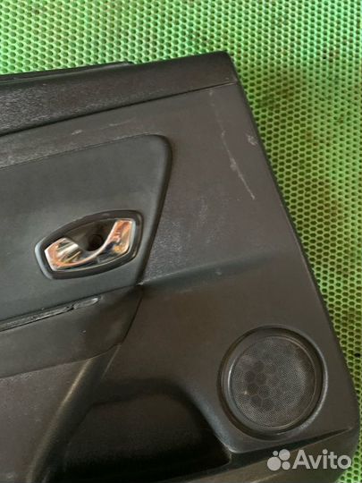 Обшивка карта двери задняя левая Renault Fluence