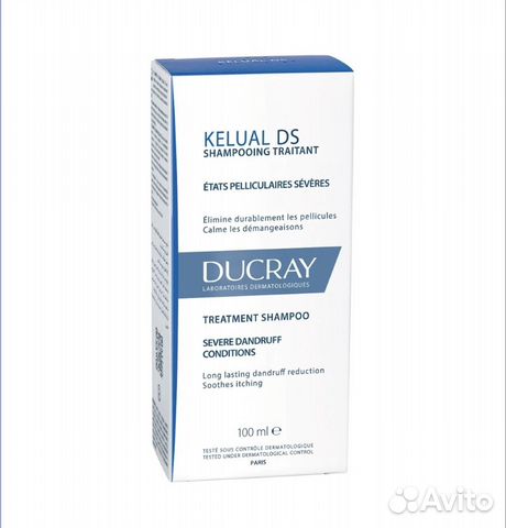 Ducray kelual ds шампунь от перхоти 100 мл