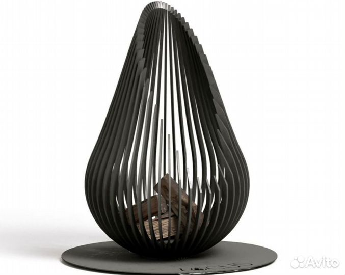 Костровая чаша черная 70см