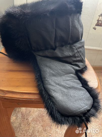 Новая норковая шапка ушанка