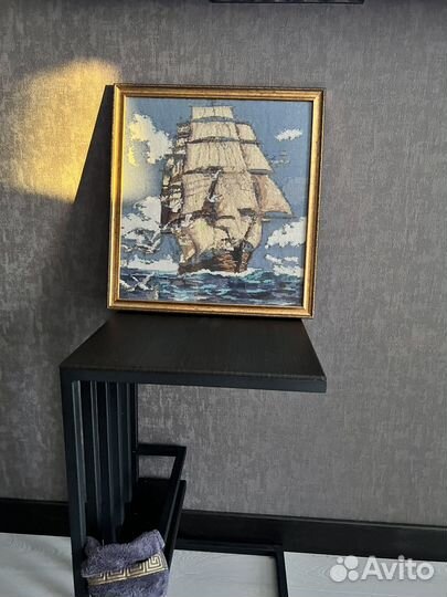 Картина вышитая крестом ручная работа