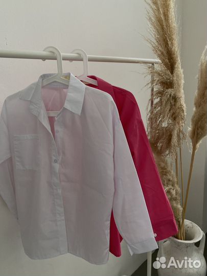 Хлопковая рубашка новая 42 размер