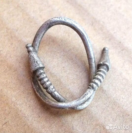 Антика Серьга Височник подарок Серебро