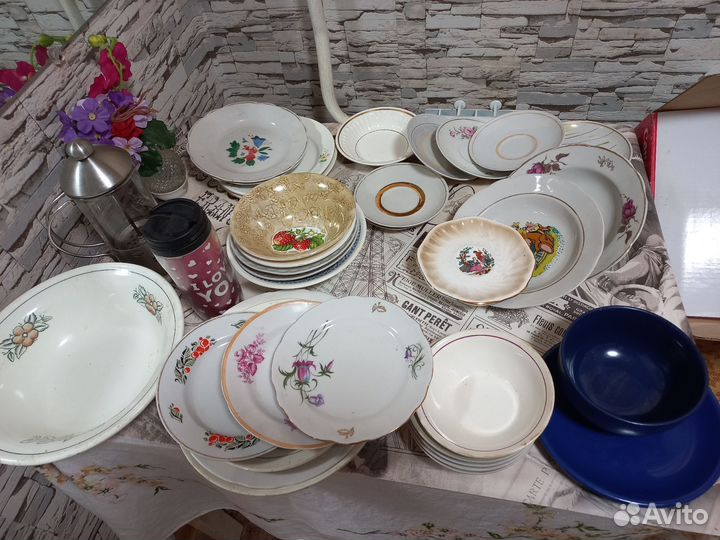 Тарелки разные СССР