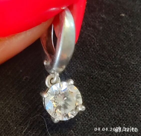 Серьги серебро