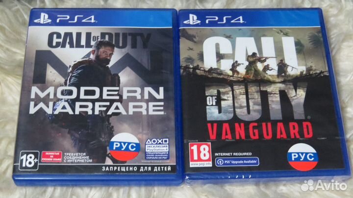Сall of duty vanguard vs modern warfare PS4 рус