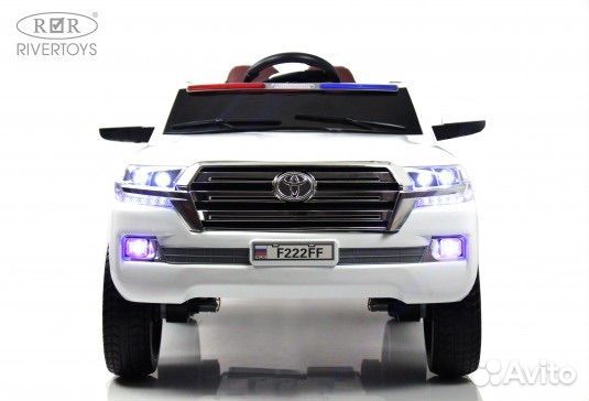 Детский электромобиль Тойота land cruiser полиция