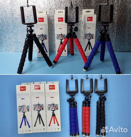 Гибкий трипод Isa Octopus Для Смартфонов Камер