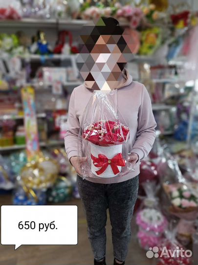 Букет из мыльных роз