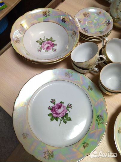 Столовый сервиз Роза гдр