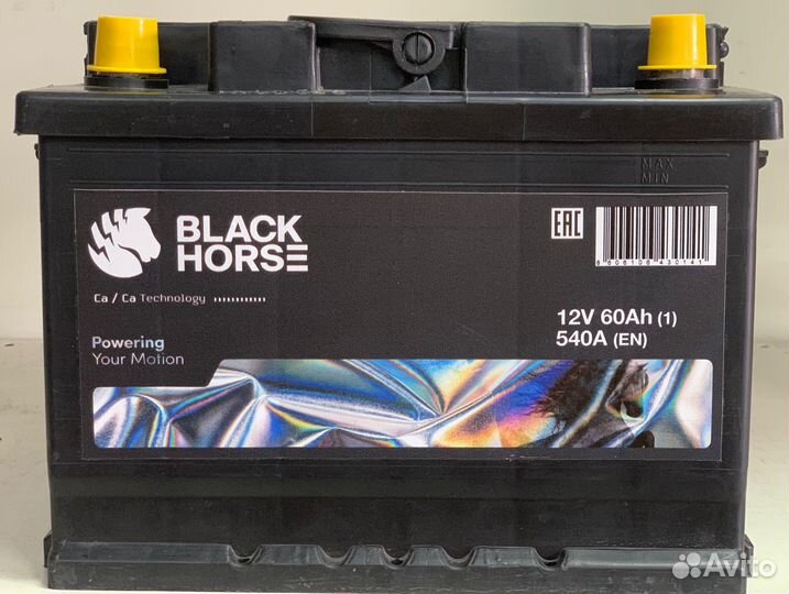 Аккумулятор Black Horse 60Ah