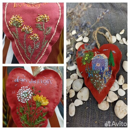 Саше с лавандой, игольница. Подарок из Крыма