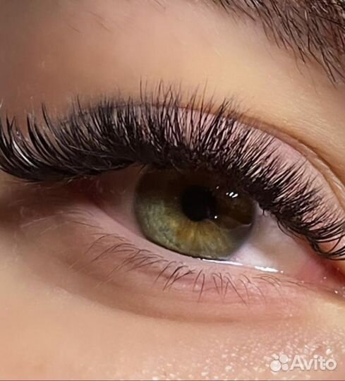 Наращивание ресниц быстро. Брови