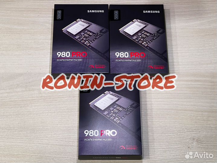 Samsung SSD 500Gb 980 PRO NVMe M.2 (MZ-V8P500BW)